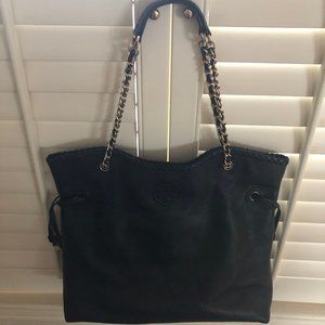 TORY BURCH THEA LEATHER SLOUCHY TOTE PRISTINE